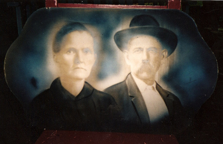 Henry William Wood and his 3RD wife, Ruliany Adeline Rushing. 