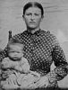 Charlotte Catherine Lewis Wood (abt 1857/59-1883) holding infant son, William Pinkney Wood (1880-1961)